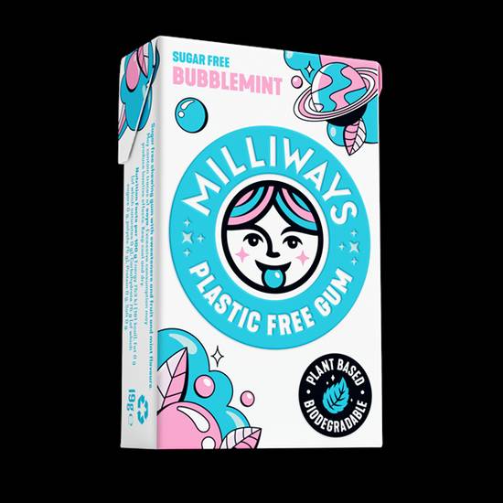 Milliways Plastic Free Gum - Bubblemint