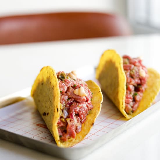 Tacos de Tártaro de Novilho (2un)