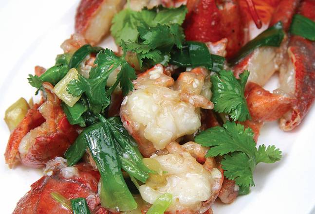 葱焗龙虾 Lobster Baked with Ginger and Spring Onions