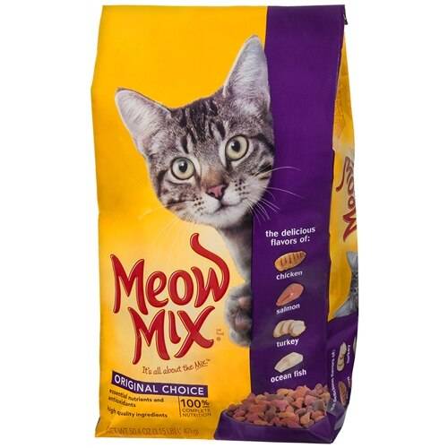 Meow Mix Dry Cat Food Chicken - 50.4 oz