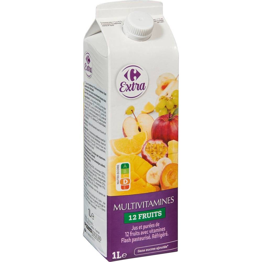 Carrefour - Jus de fruits multifruits (1L)