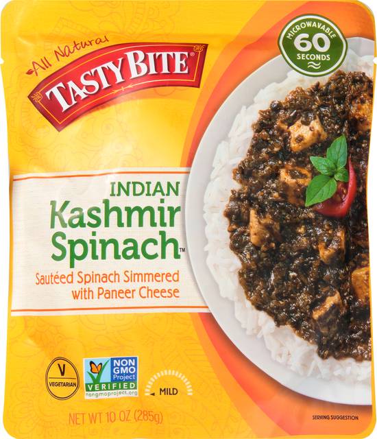 Tasty Bite Mild Indian Kashmir Spinach (10 oz)