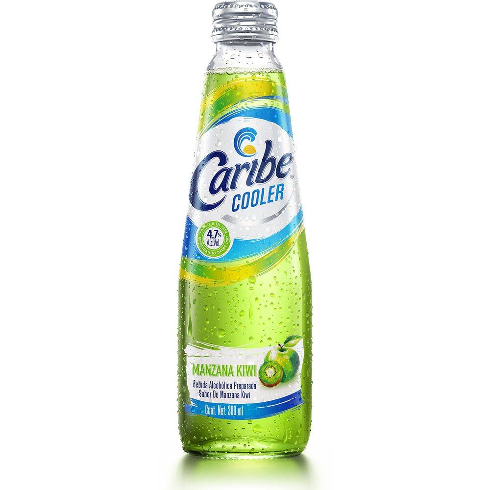 Caribe Cooler · Bebida, manzana verde-kiwi (300 ml)