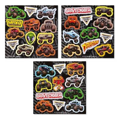 113ct Monster Jam Mini Sticker Pads