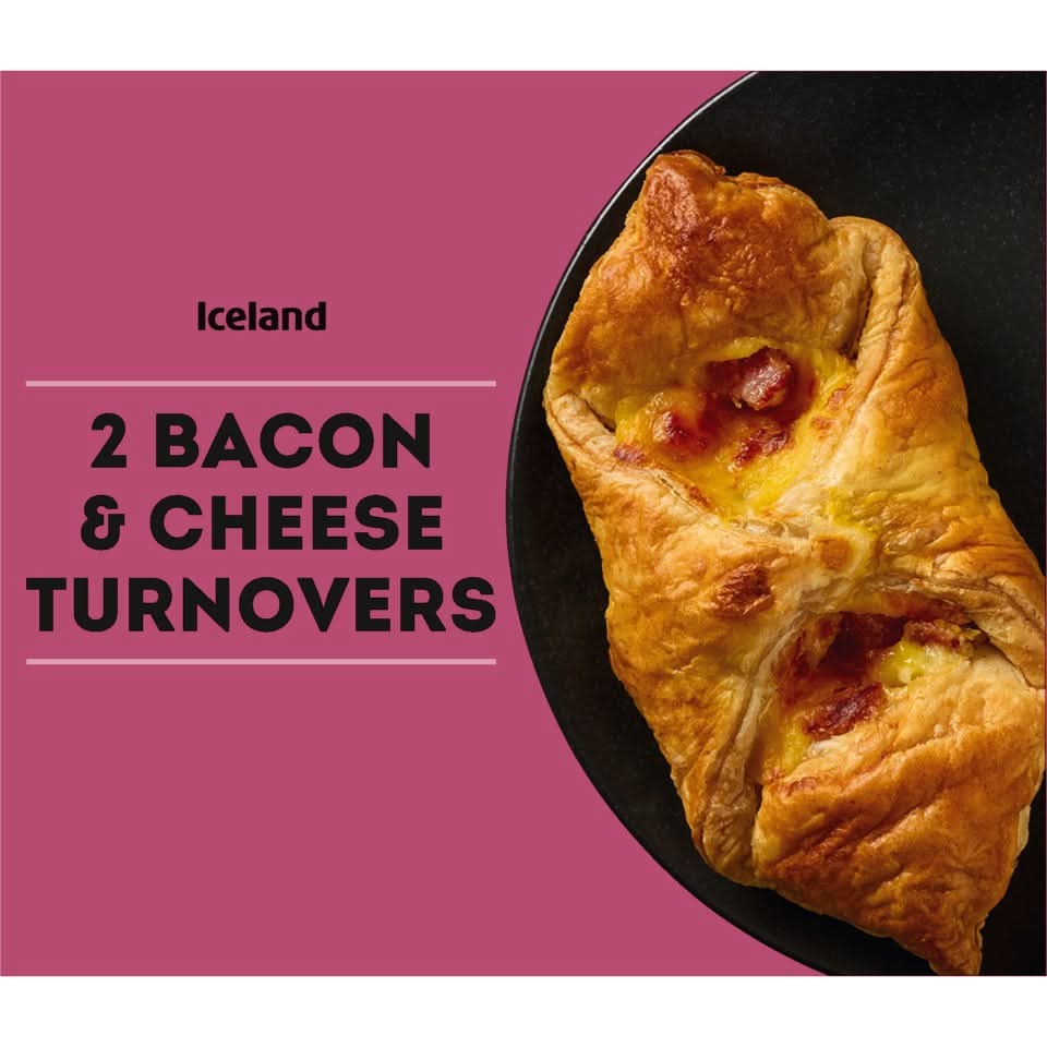 Iceland Bacon & Cheese Turnover (2 pack)