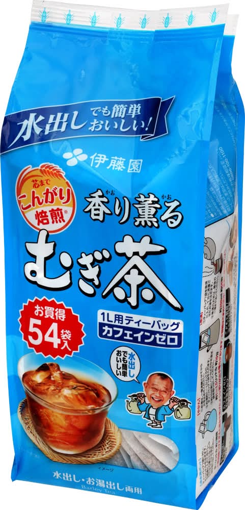 伊藤園 香り薫るむぎ茶 ティーバッグ (54 入)