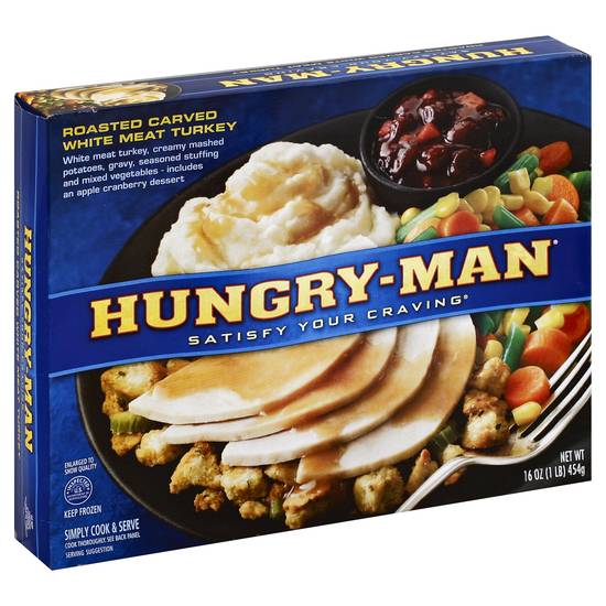 Hungry-Man Roasted Carved White Meat Turkey Dinner