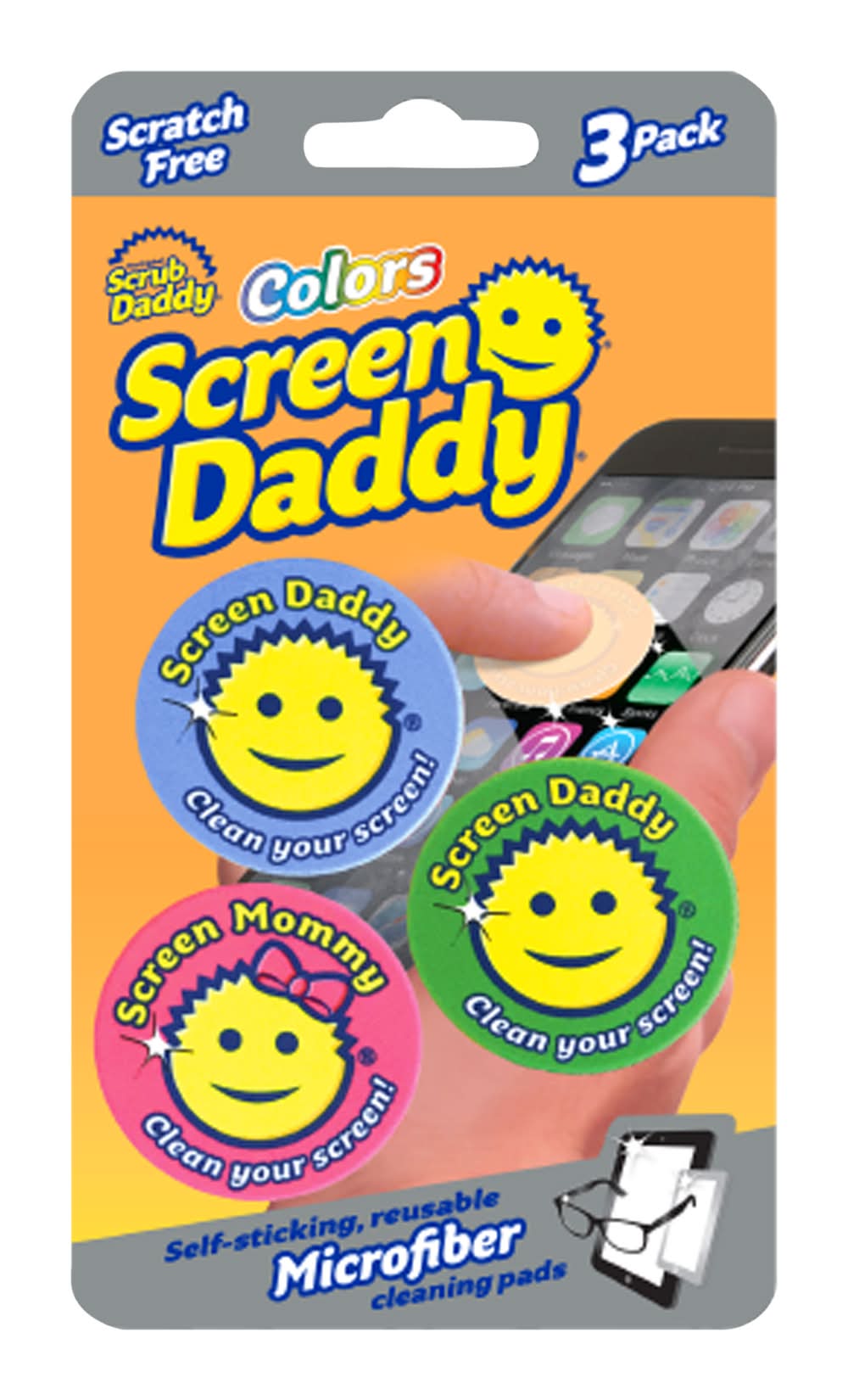 Screen Daddy Microfiber Cleaning Pads 3-Count