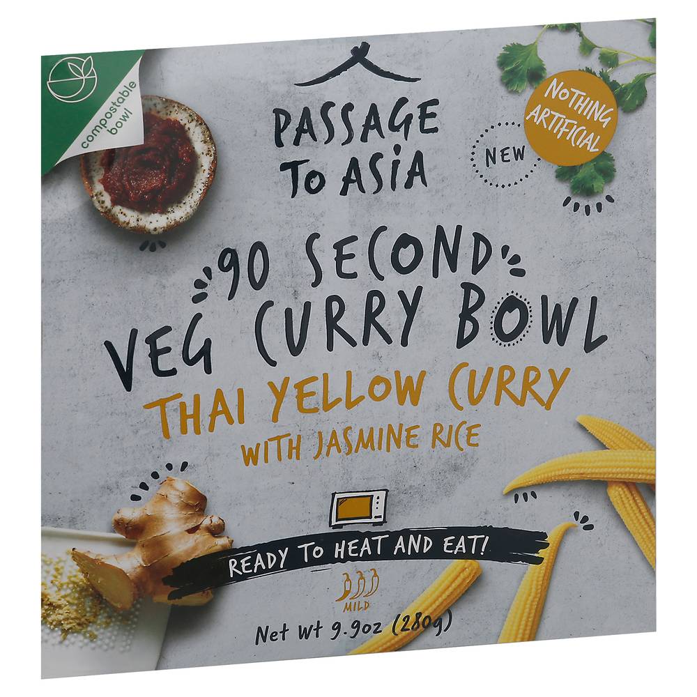 Passage To Asia Mild Thai Yellow Curry With Jasmine Rice (9.9 oz)