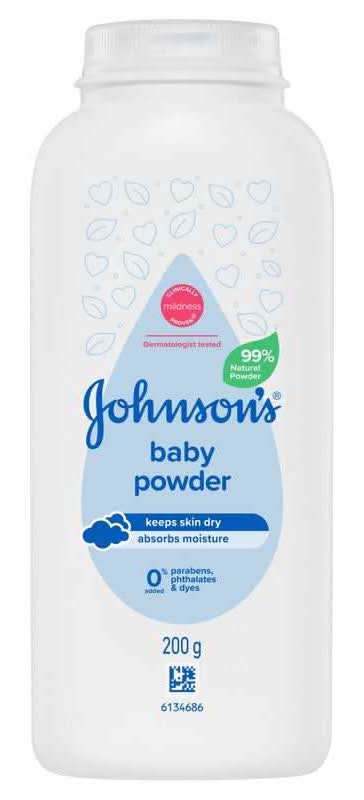 Johnson's Baby Pure Cornstarch Powder 200g