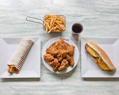 The chicken burger