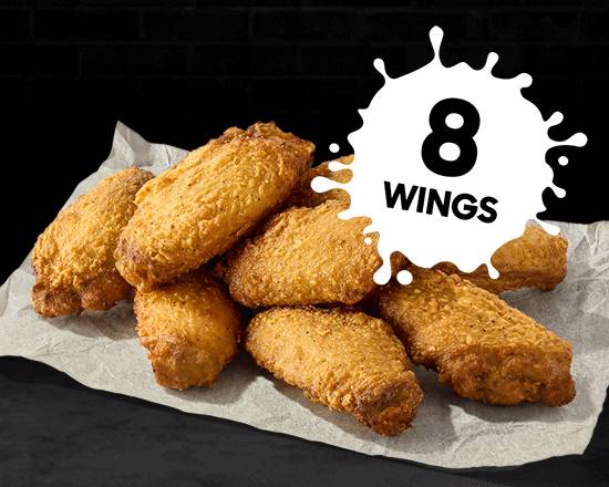8 Seasoned Chicken Wings