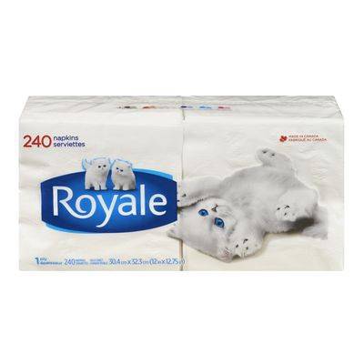 Royale serviettes de table simple épaisseur (240 un) - 1-ply napkins (240 un)