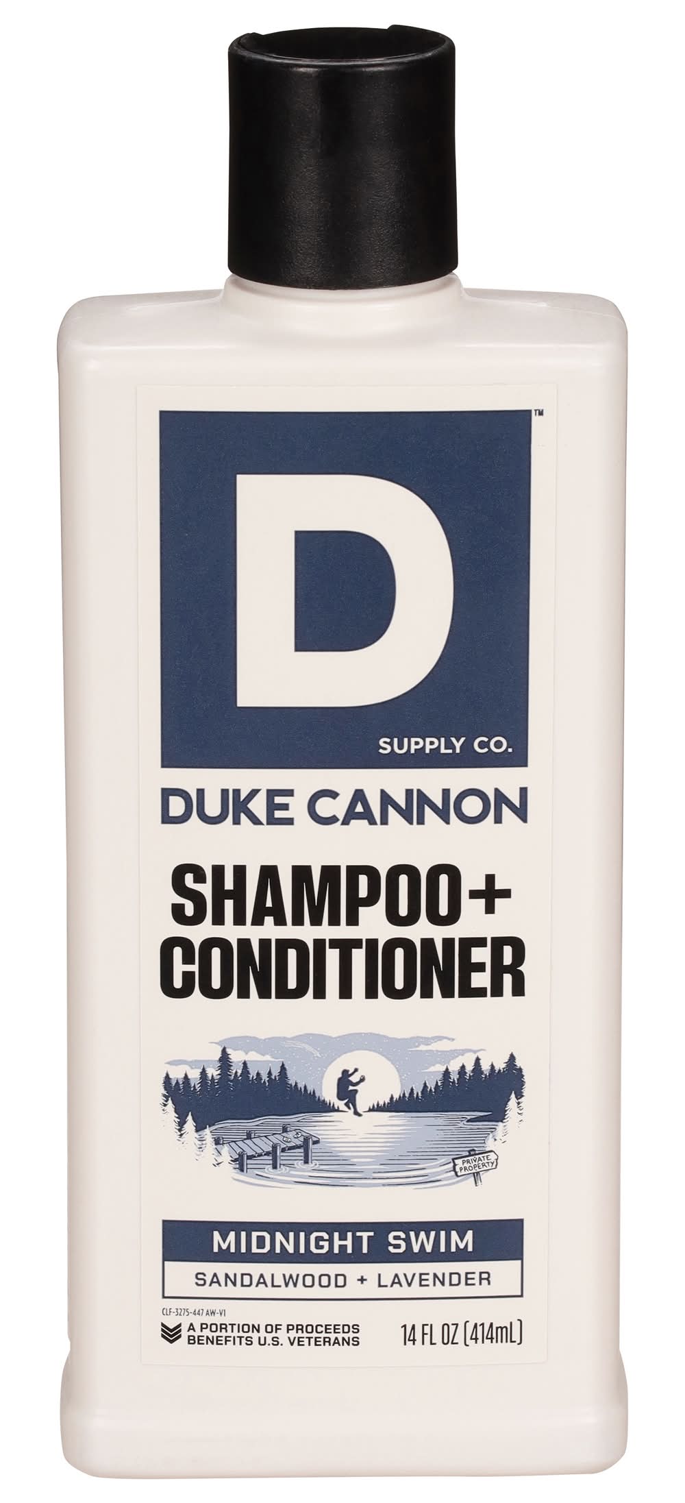 Duke Cannon Midnight Swim Shampoo +Conditioner, Sandalwood-Lavender (14 fl oz)