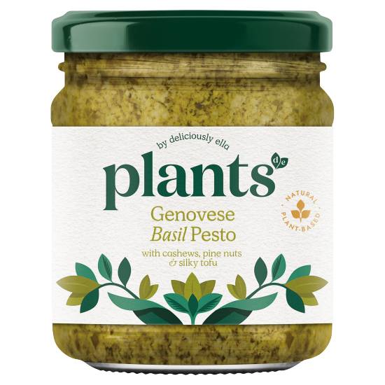 Plants Deliciously Ella Genovese Basil Pesto (180g)
