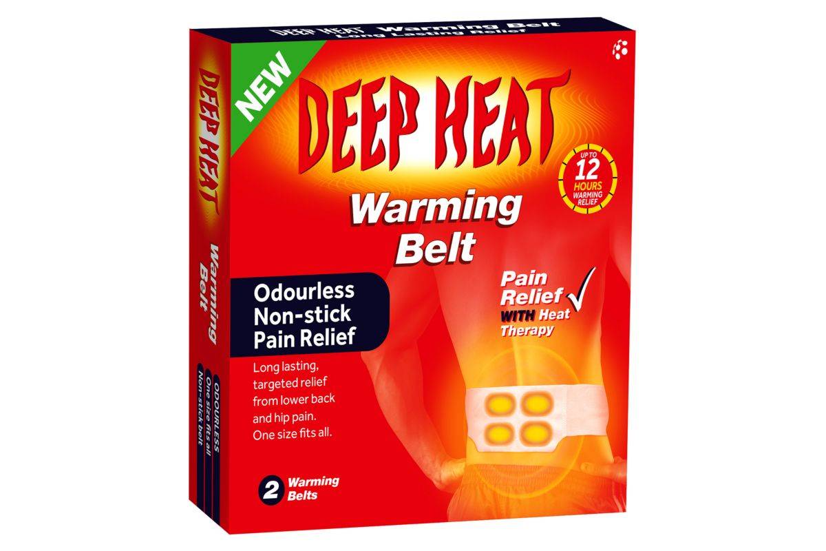 Deep Heat Warming Belt Long Lasing Pain Relief x2