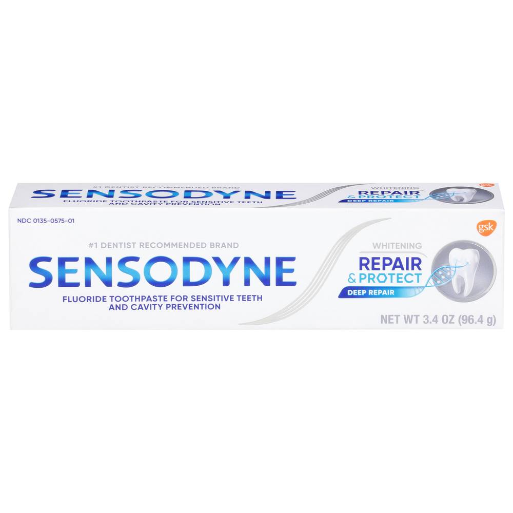 Sensodyne Repair and Protect Teeth Whitening Sensitive Toothpaste (3.4 oz)