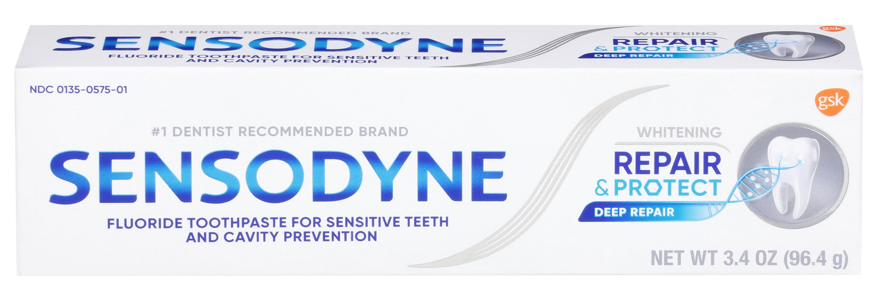 Sensodyne Repair and Protect Teeth Whitening Sensitive Toothpaste (3.4 oz)