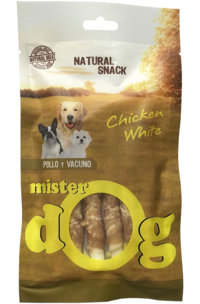 Mister Dog - Snacks para Cão Galinha, 60 g