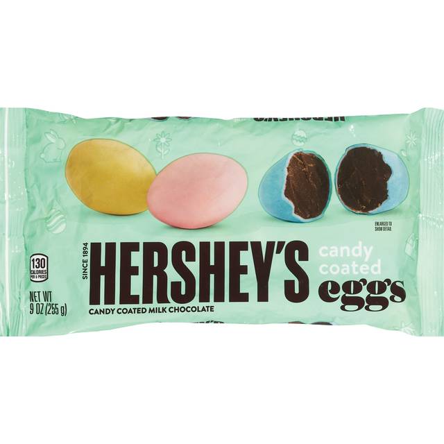Hershey's Candy Coated Milk Chocolate Eggs, Easter Candy, 7.3 oz