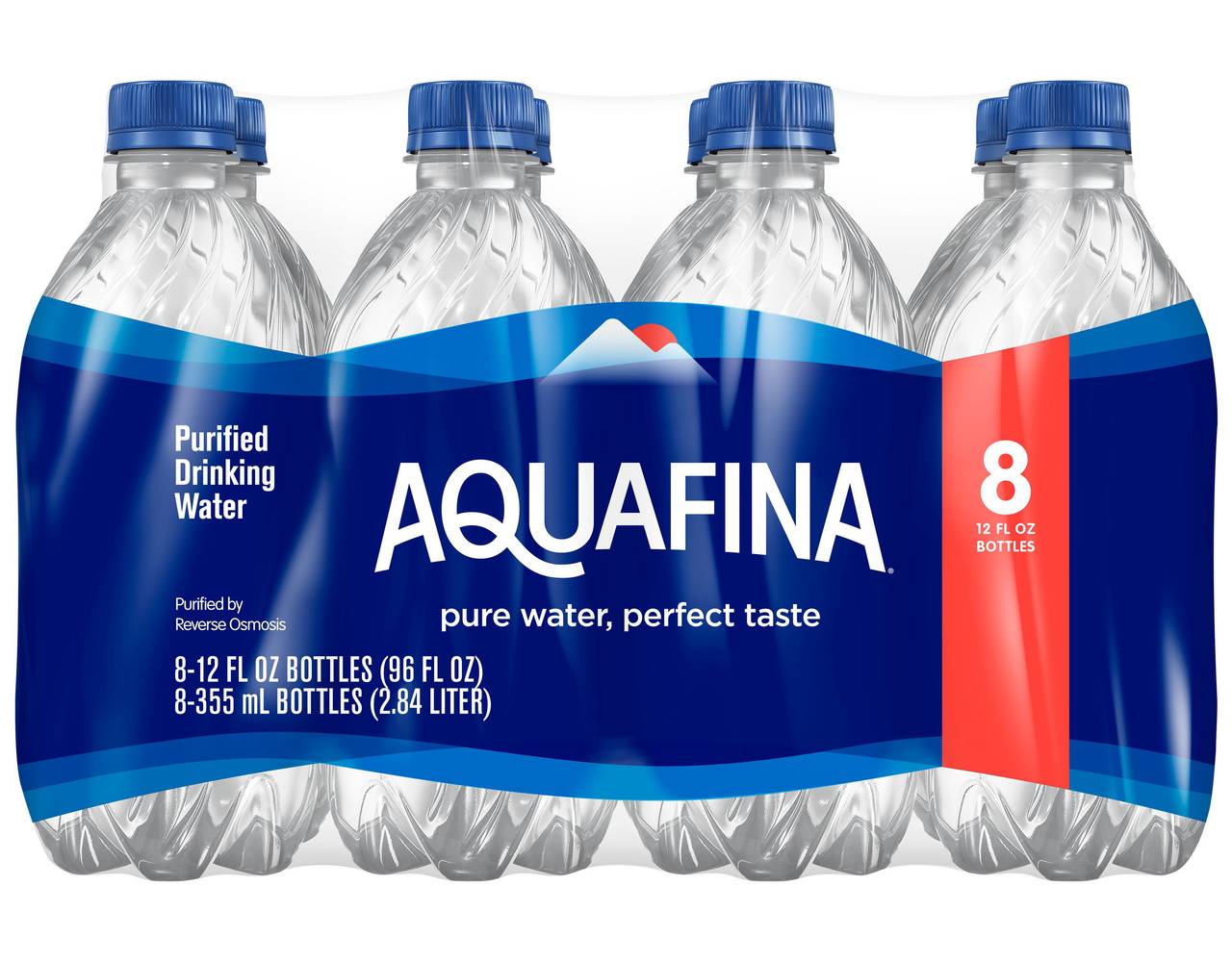 Aquafina Purified Drinking Water (4 x 12 fl oz)