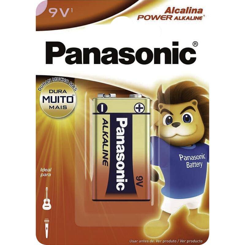 Panasonic bateria alcalina 9v (1 un)