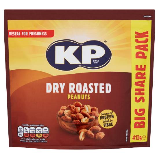 KP Dry Roasted Peanuts (415g)