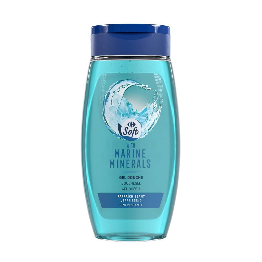 Carrefour Soft - Gel douche aux minéraux marins