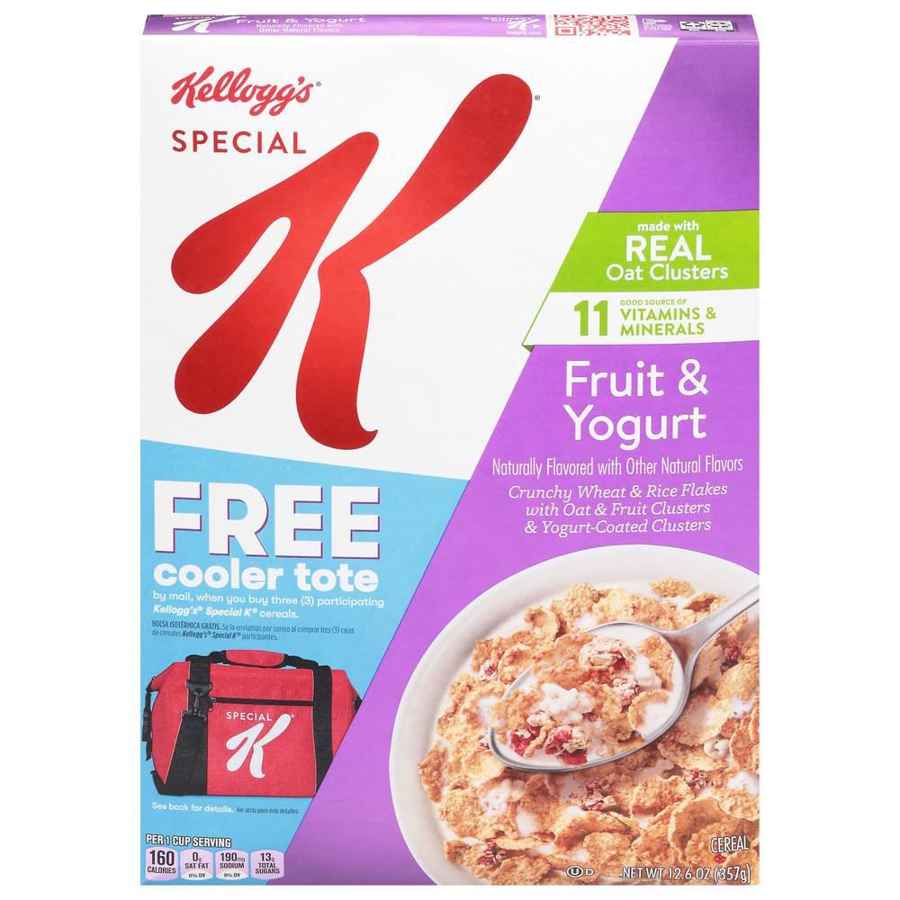 Kellogg's K Special Breakfast Cereal, Fruit & Yogurt (12.6 oz)