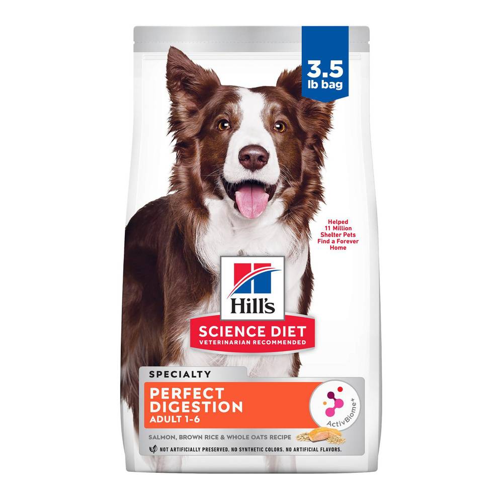 Hill's Science Diet Perfect Digestion Adult Dry Dog Food (salmon & whole oats)