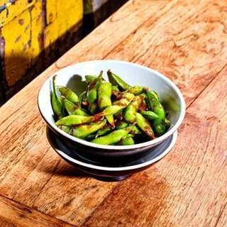 Sweet & Spicy Soy Glazed Edamame