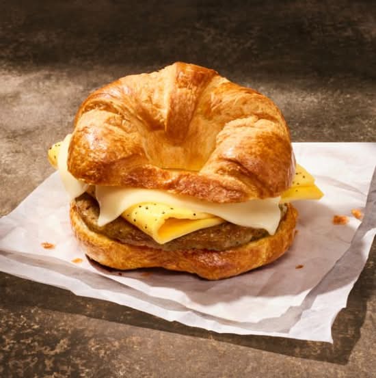 Croissant Sausage, Egg & Cheese Sandwich