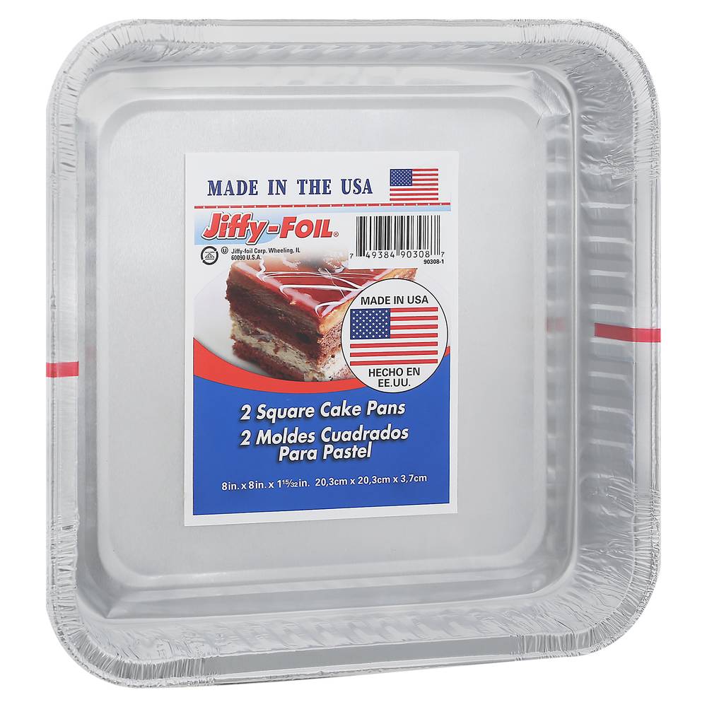 Jiffy-Foil Square Cake Pans (2 ct)