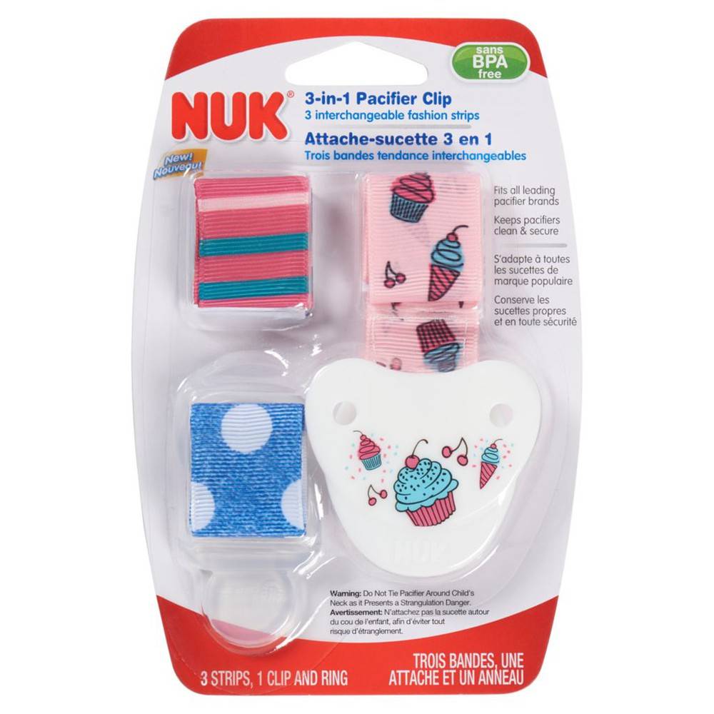 NUK Fashion Pacifier Clip