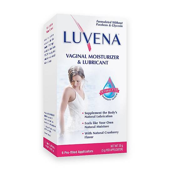 Luvena® Prebiotic 6-Count Vaginal Moisturizer and Lubricant Pre-Filled Applicators