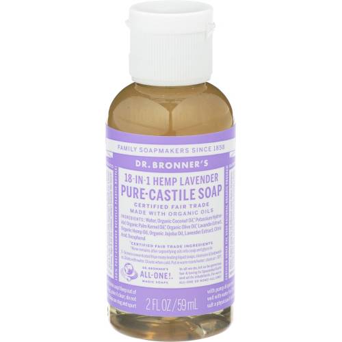 Dr. Bronner's Lavender Travel Liquid Soap