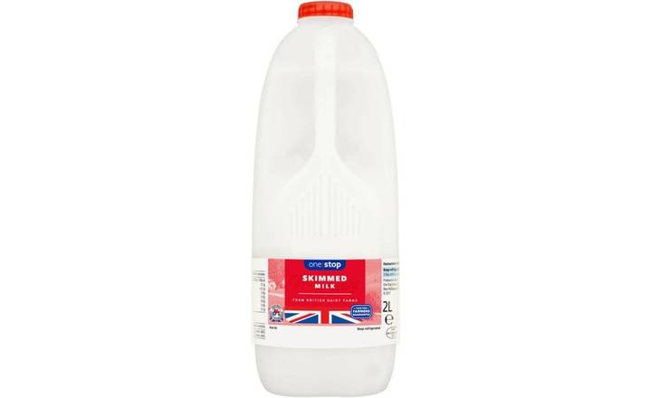 One Stop Skimmed Milk 2 litre (393873)