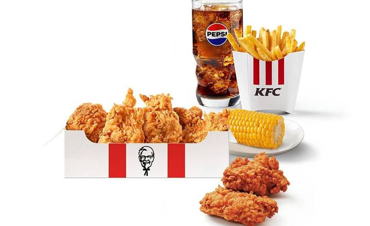 4 Crispy Tenders Mega meal L