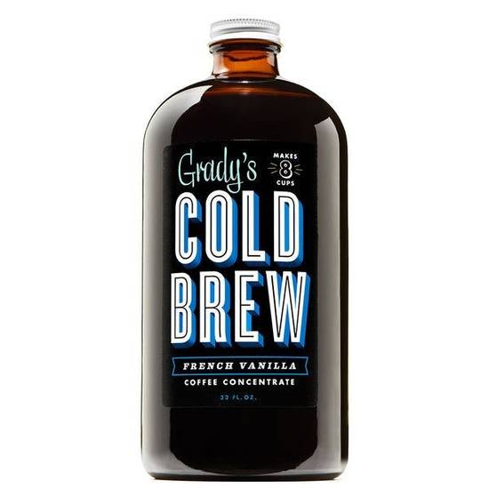 Grady's French Vanilla Cold Brew Coffee (32 fl oz)