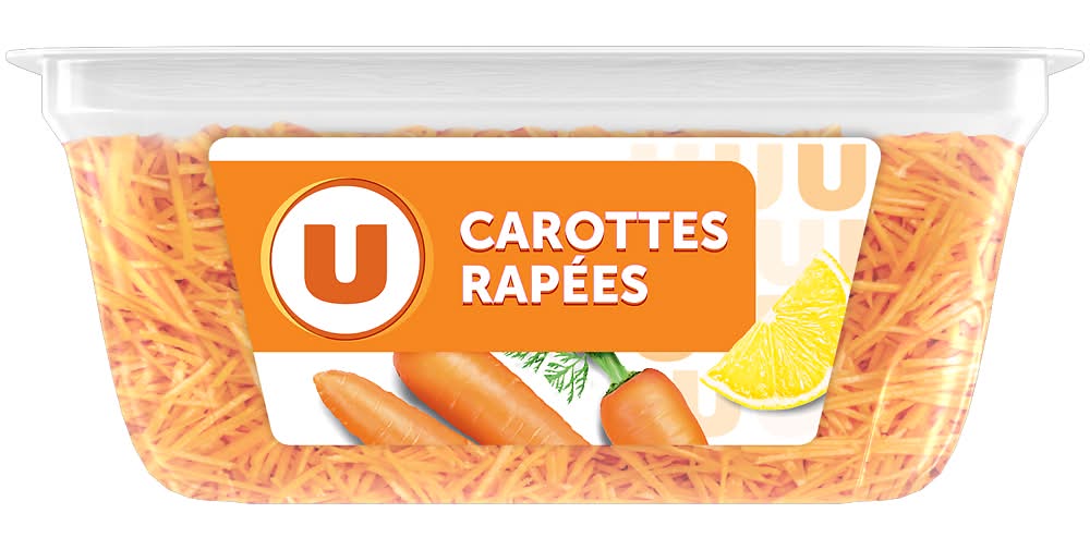 Les Produits U carottes rapées