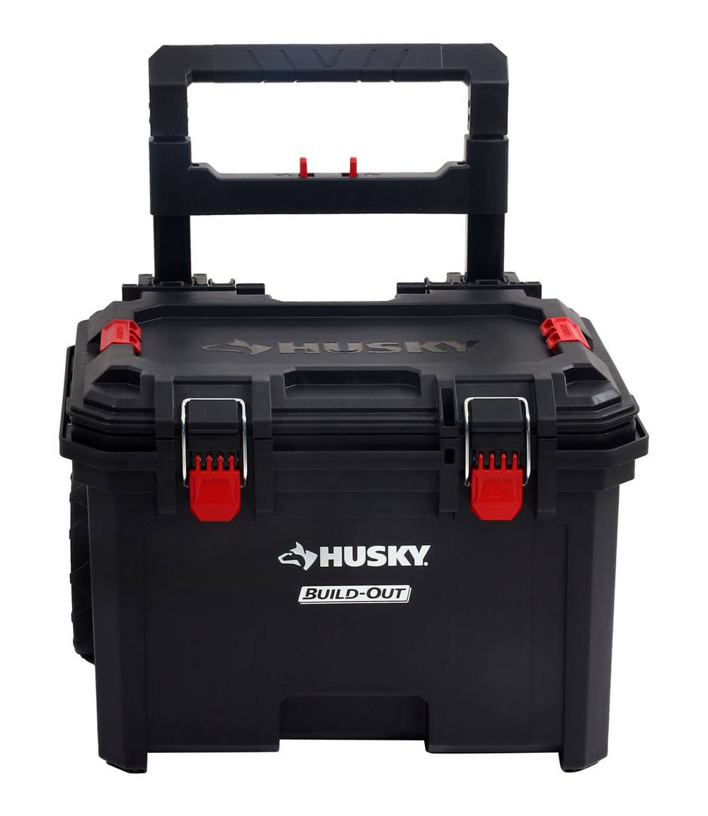 Caja para herramientas build out con llantas 1 compartimento husky