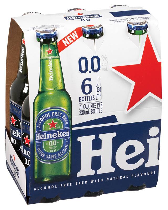 Heineken Non Alcoholic Beer (6 x 330 ml)