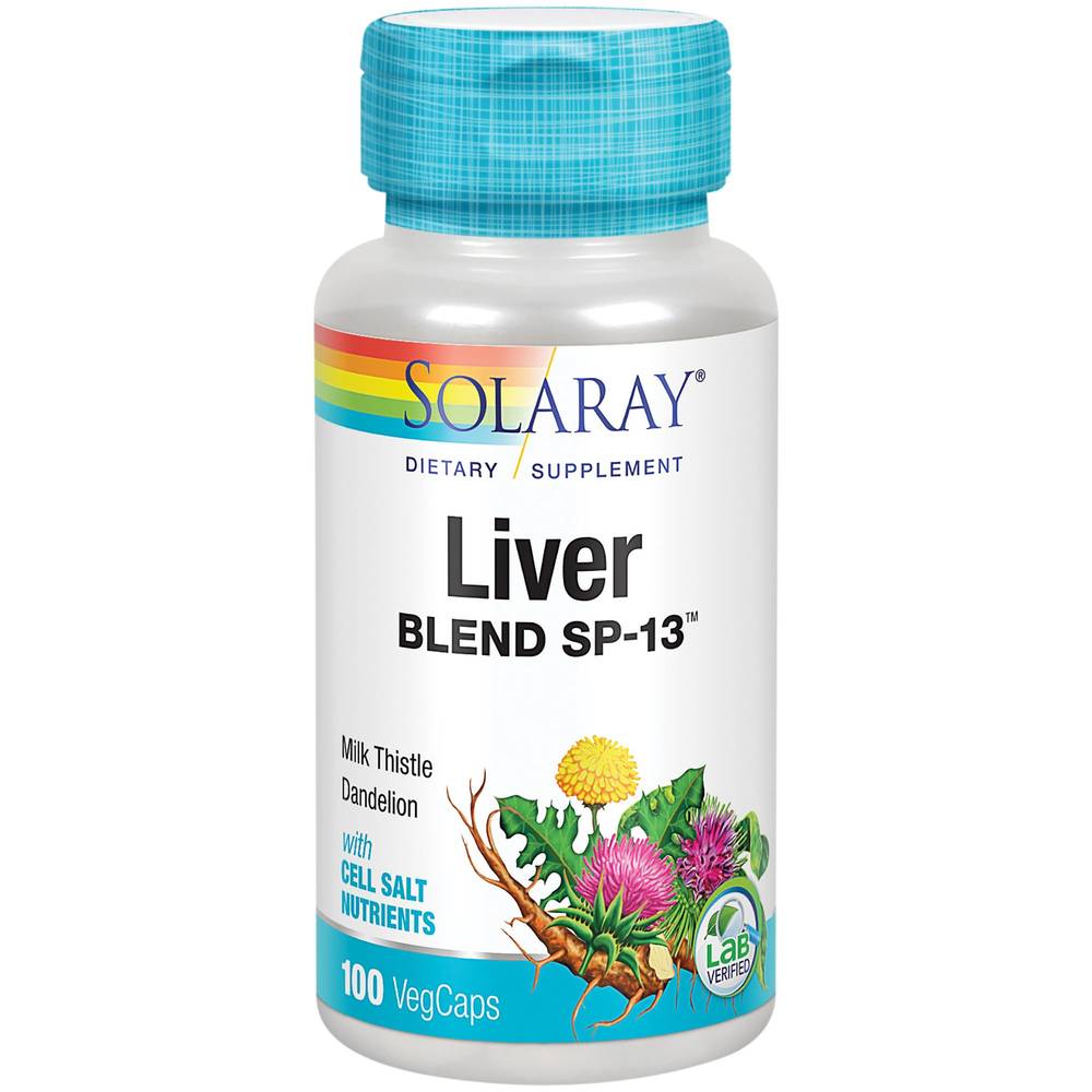 Solaray Liver Blend Sp-13 (100 vegicaps)