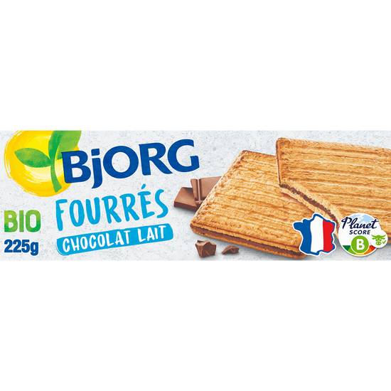 Bjorg - Biscuits fourrés chocolat lait bio