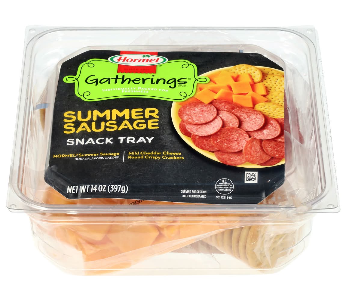 Hormel Summer Sausage & Cheese Snack Tray (14 oz)