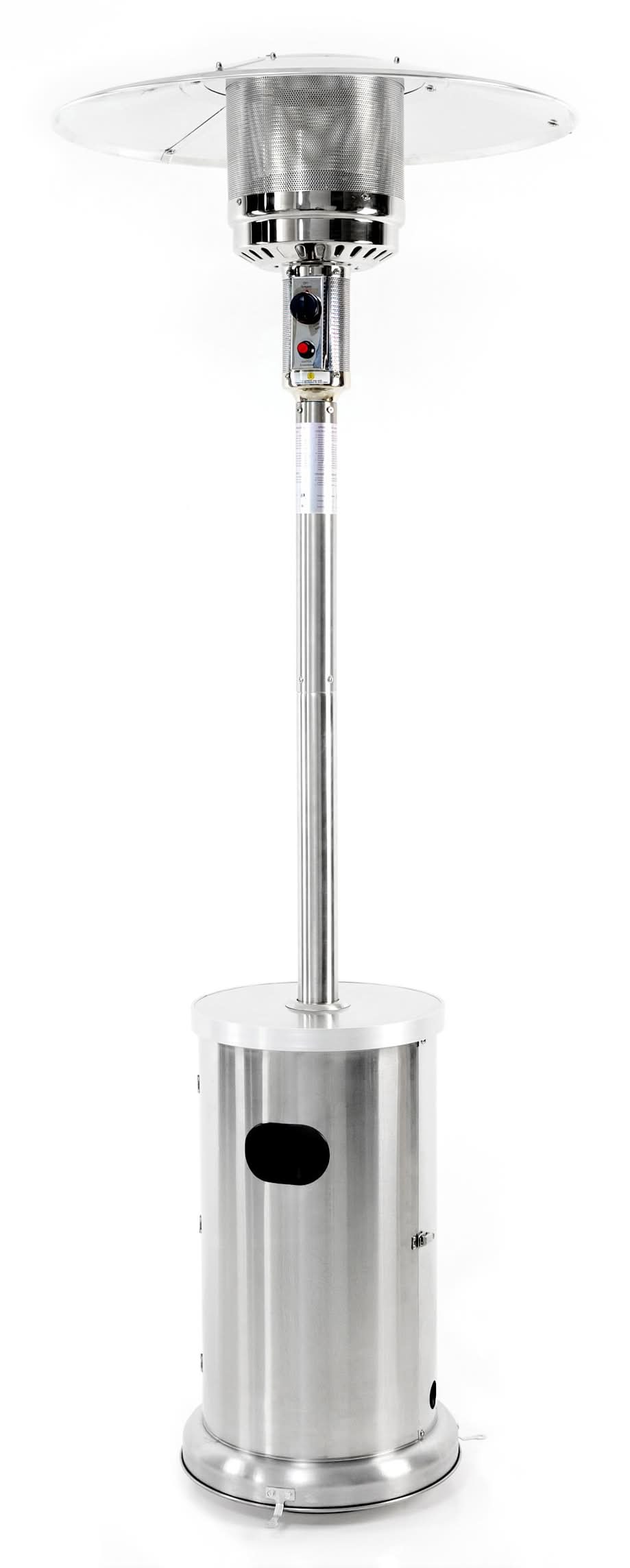 Master Forge 48000 -BTU Stainless steel Stainless steel Floorstanding Liquid propane Patio Heater