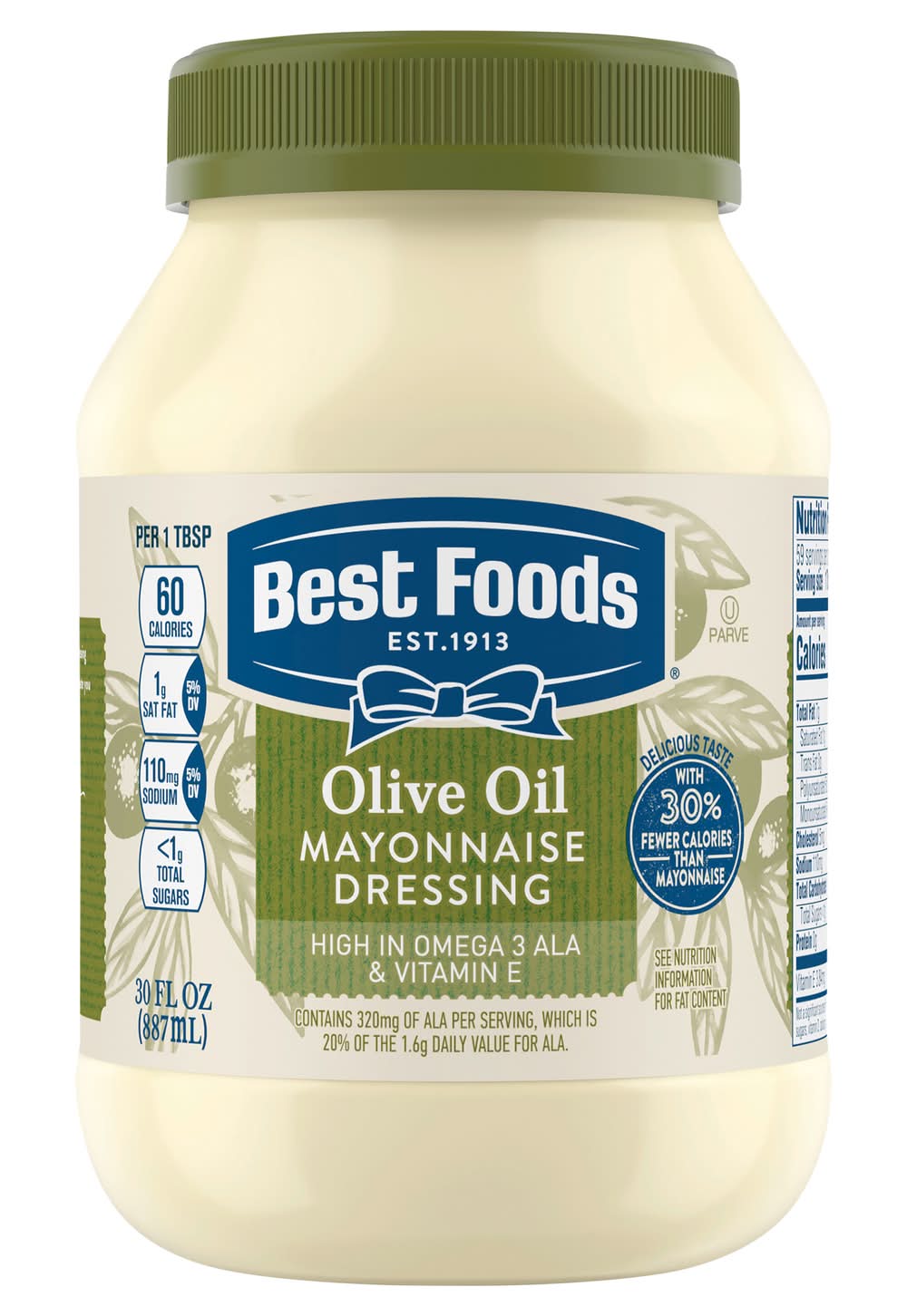 Best Foods Olive Oil Mayonnaise Dressing (31.2 oz)