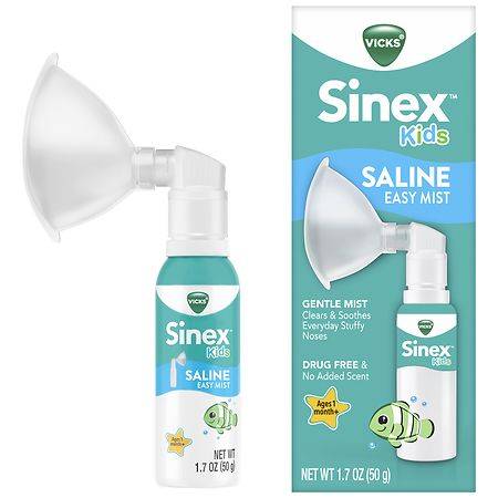 Sinex Kids Saline Easy Mist Nasal Spray Kit