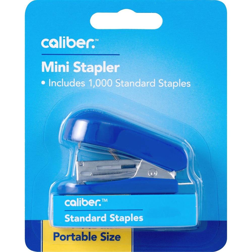 Caliber Mini Stapler Portable, Assorted