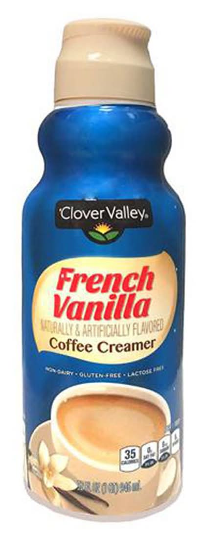 Clover Valley Coffee Creamer, French Vanilla (32 fl oz)